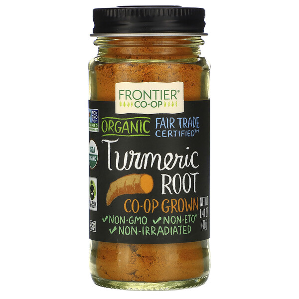 Frontier Natural Products‏, Organic Turmeric Root, 1.41 oz (40 g)
