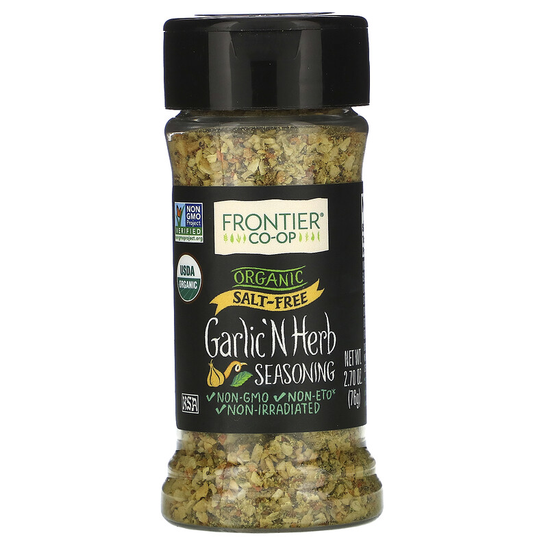 Frontier Natural Products, Organic Garlic & Herb Seasoning Blend, 2.7