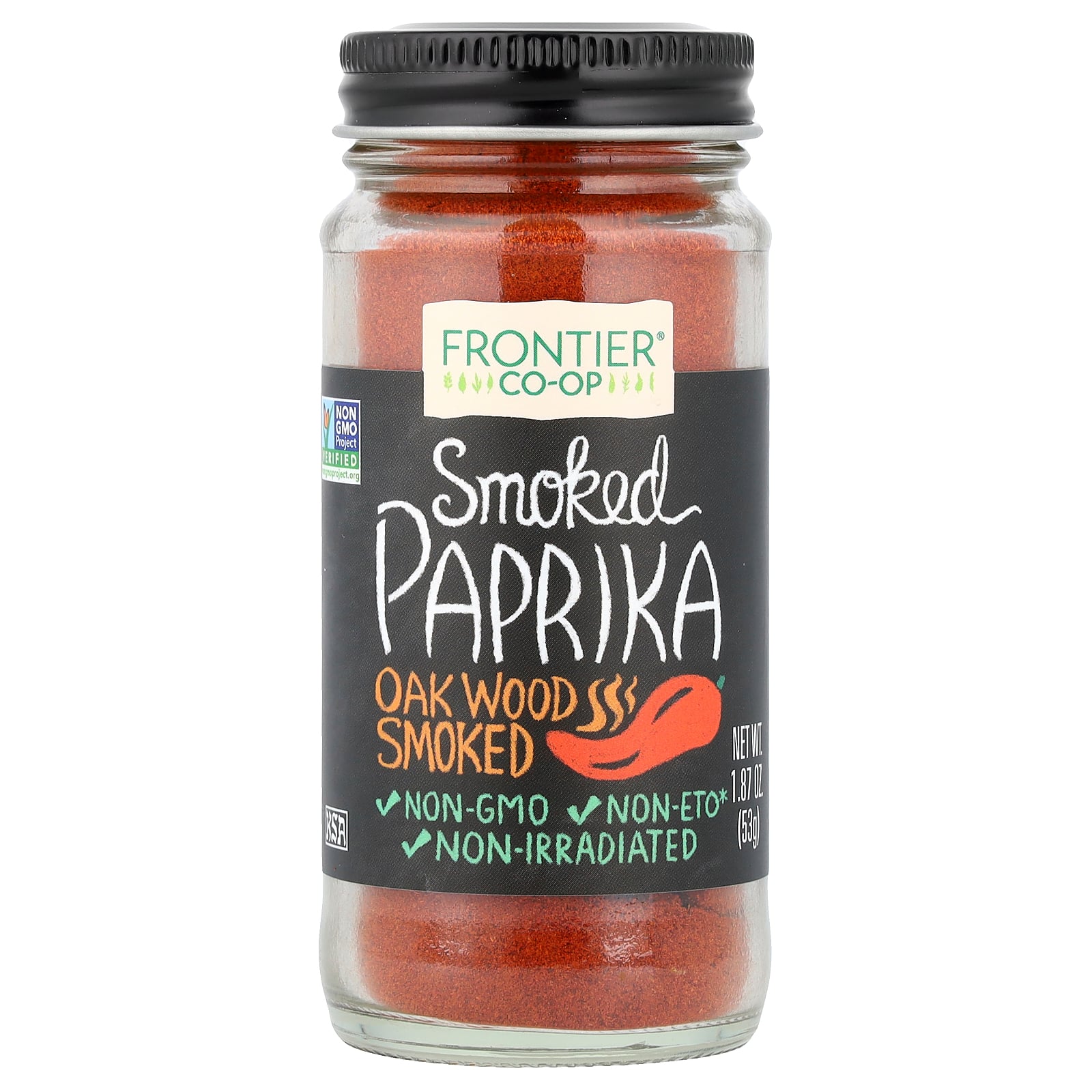Frontier Co-op (프론티어코옵), Smoked Paprika, 오크우드 훈제, 1.87 oz (53 g)