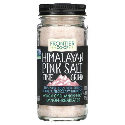Frontier Co-Op Himalayan Pink Salt Fine Grind 4.48 oz (127 g)
