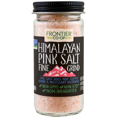 Купить Frontier Natural Products Гималайская розовая соль, мелкого помола, 127 г (4.48 oz)