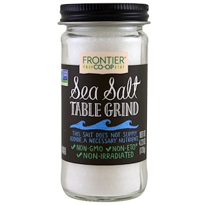 Отзывы о Фронтьер Нэчурал Продактс, Sea Salt, Table Grind, 4.23 oz (120 g)