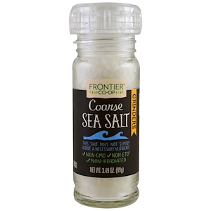 Отзывы о Фронтьер Нэчурал Продактс, Coarse Sea Salt, Grinder, 3.49 oz (99 g)