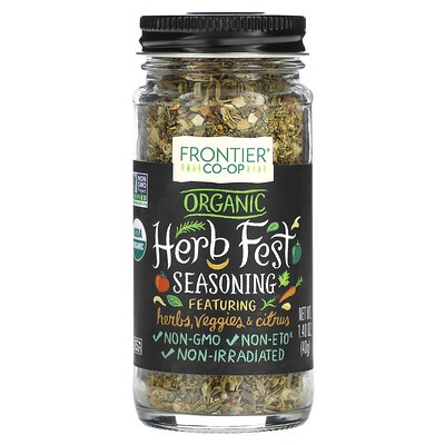 

Frontier Co-op, Organic Herb Fest Seasoning, 1.4 oz (40 g)