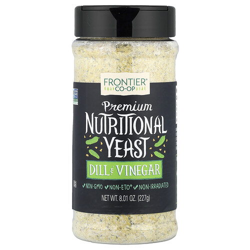 Frontier Co-op, Premium Nutritional Yeast, Dill & Vinegar, 8.01 oz (227 g)