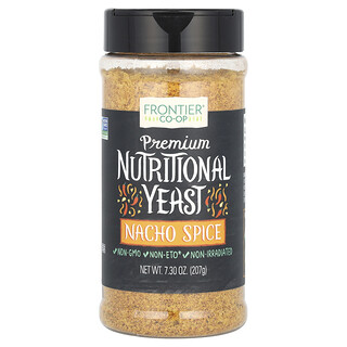 Frontier Co-op, Levadura nutricional prémium, Especias para nachos, 207 g (7,3 oz)