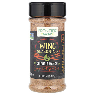 Frontier Co-op, Condimento para alitas, Ranch con chipotle, 157 g (5,54 oz)
