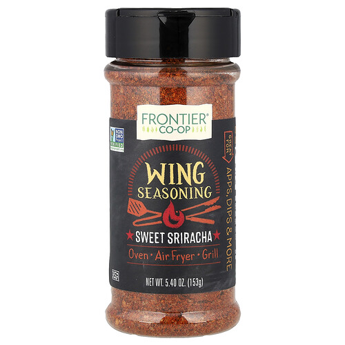Frontier Co-op Wing Seasoning, Sweet Sriracha, 5.4 oz (153 g)