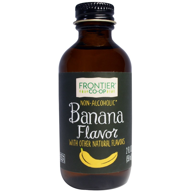 Frontier Natural Products, Banana Flavor, NonAlcoholic, 2 fl oz (59 ml