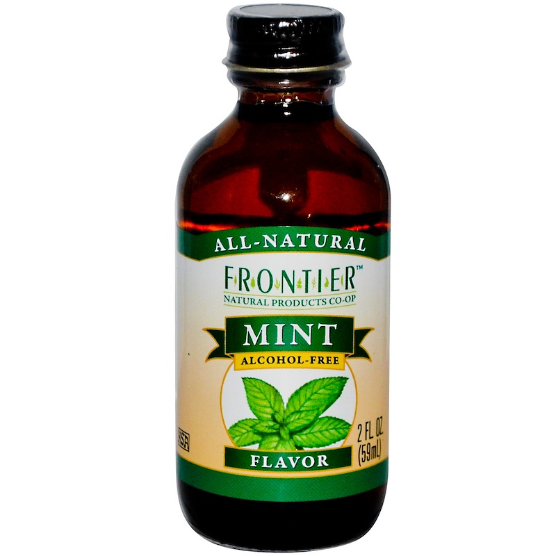 Frontier Natural Products, Mint Flavor, AlcoholFree, 2 fl oz (59 ml