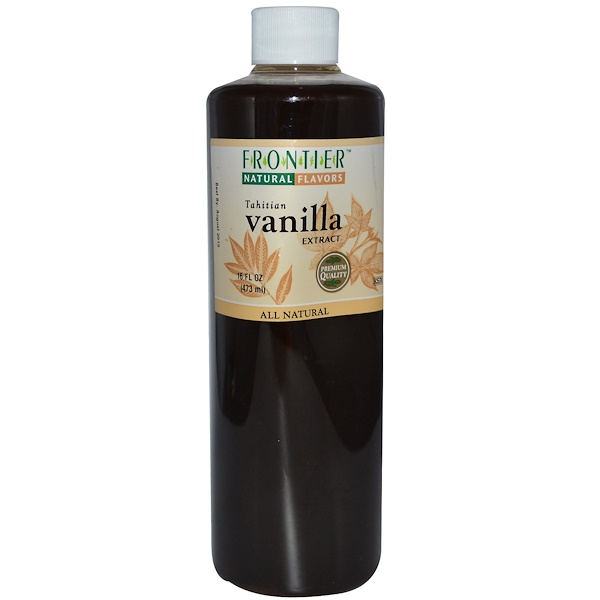 Frontier Natural Products, Tahitian Vanilla Extract, 16 fl oz (473 ml) (Discontinued Item) 
