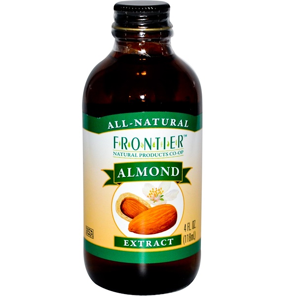 Frontier Natural Products, Almond Extract, 4 fl oz (118 ml) (Discontinued Item) 