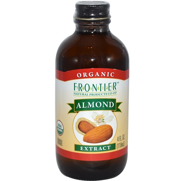 Frontier Natural Products, Organic Almond Extract, 4 fl oz (118 ml) iHerb