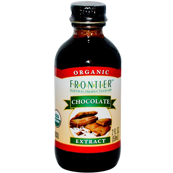 Frontier Natural Products, Organic Chocolate Extract, 2 fl oz (59 ml) iHerb