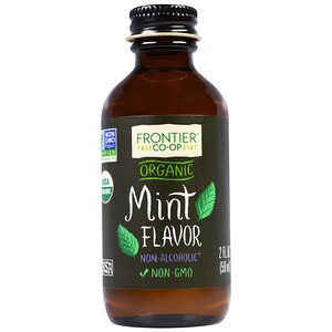 Отзывы о Фронтьер Нэчурал Продактс, Organic Mint Flavor, Non-Alcoholic, 2 fl oz (59 ml)
