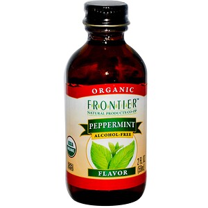 Отзывы о Фронтьер Нэчурал Продактс, Organic Peppermint Flavor, Alcohol-Free, 2 fl oz (59 ml)