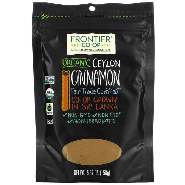 Frontier Co-op‏, Organic Ceylon Cinnamon, 5.57 oz (158 g)