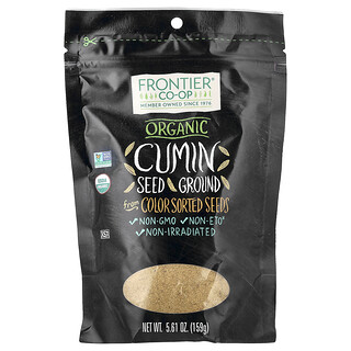 Frontier Co-op, Semilla de comino orgánico, molida, 159 g (5,61 oz)