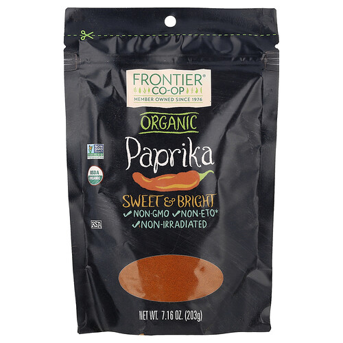 Frontier Co-op, Bio-Paprika, süß und hell, 203 g (7,16 oz.)