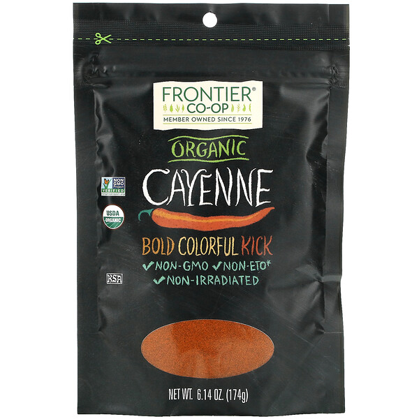 Frontier Co-op‏, Organic Cayenne, 6.14 oz (174 g)