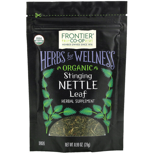 Frontier Natural Products‏, Organic Stinging Nettle Leaf, 0.99 oz (28 g)