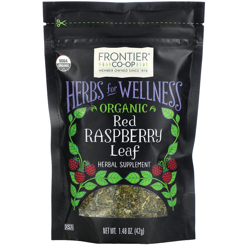 Frontier co op organic red raspberry leaf 1 48 oz 42 g 