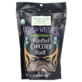 Frontier Co-op, Rădăcină de cicoare prăjită organică, 11,99 oz (340 g)