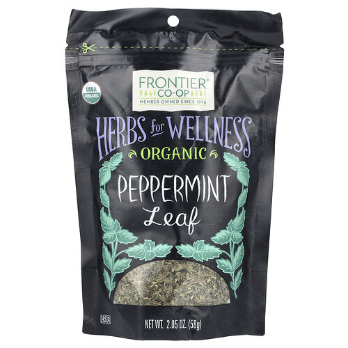 Frontier Co-op, Organic Peppermint Leaf, Bio-Pfefferminzblatt, 58 g (2,05 oz.)