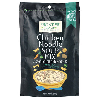 Frontier Co-op, Mistura para Sopa de Noodle com Frango, 120 g (4,23 oz)