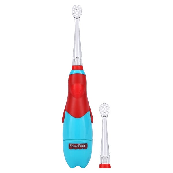 Fisher-Price, BrushBuddies, My First Soniclean, 6+ Months, 1 Toothbrush + Gum Massaging Head