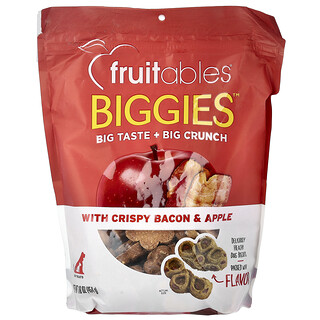 Fruitables, Biggies™, Dog Treats, Crispy Bacon & Apple, 16 oz (454 g)