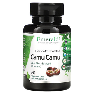 

Emerald Laboratories, Camu Camu, 60 Vegetable Caps