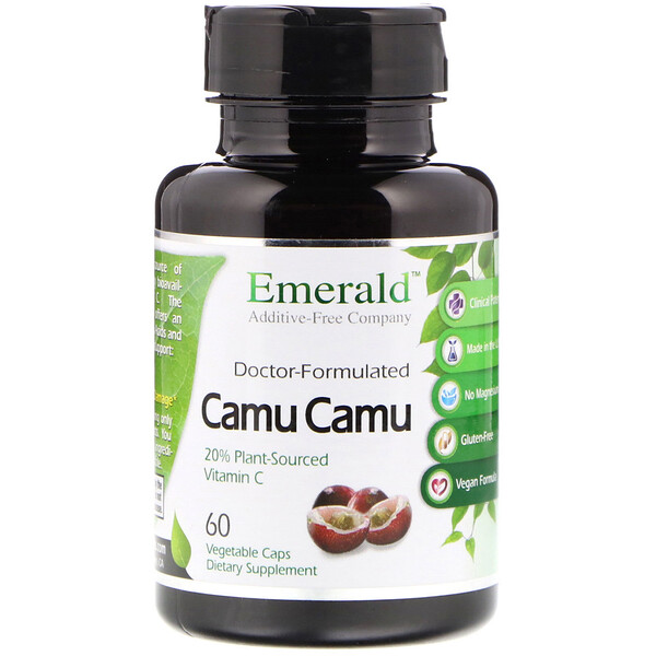 Emerald Laboratories‏, Camu Camu, 60 Vegetable Caps
