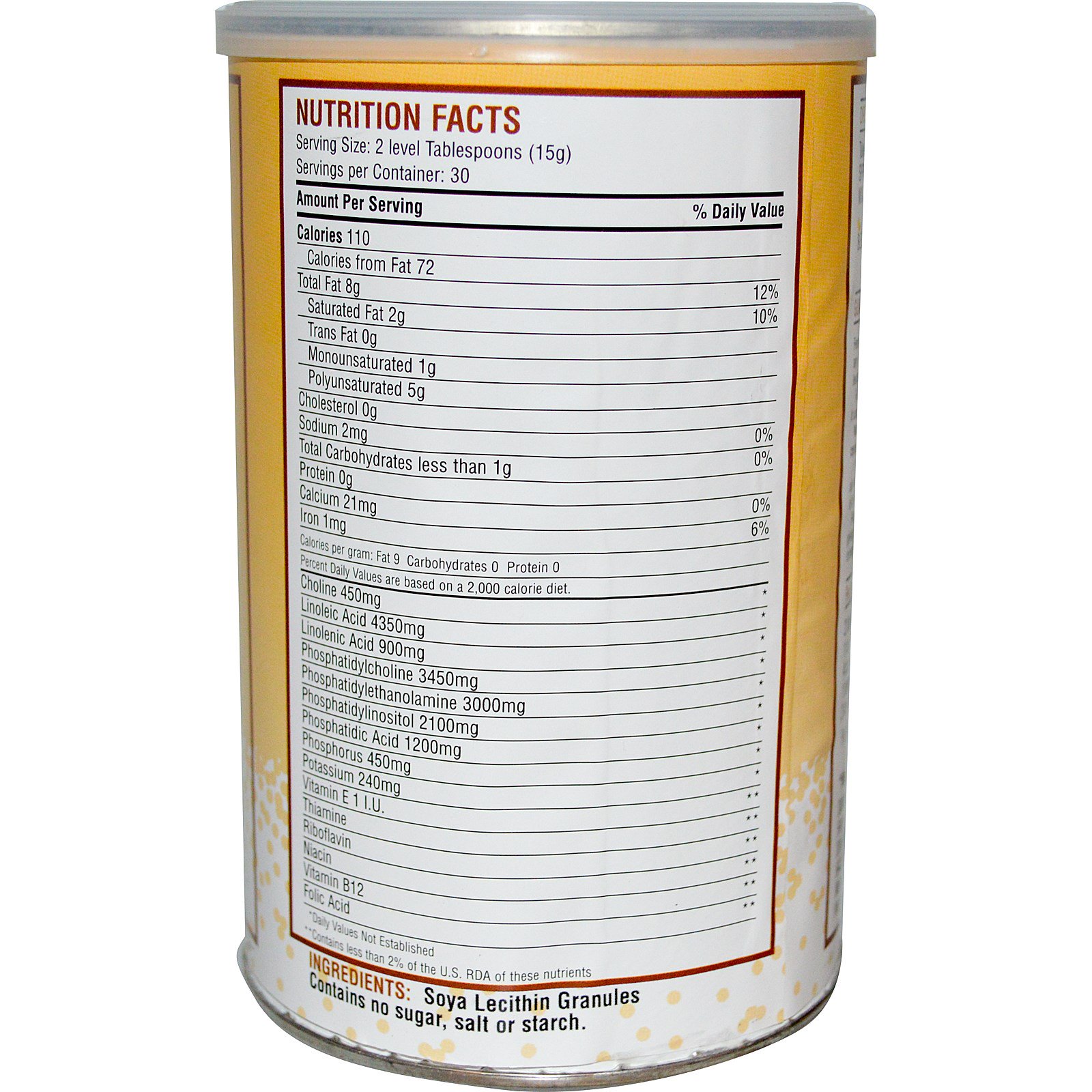 Fearn Natural Food, Lecithin Granules, 16 oz (454 g) iHerb