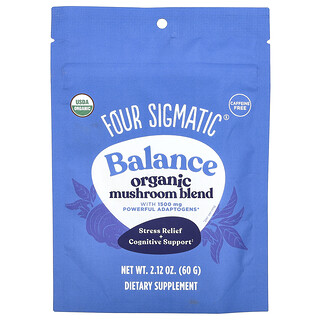 Four Sigmatic, Mezcla de mezcla de adaptógenos, Equilibrio, 60 g (2,12 oz)