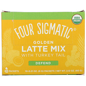 Фор Сигматик, Golden Latte Mix with Turkey Tail, 10 Packets, 0.21 oz (6 g) Each отзывы