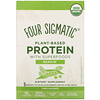 Four Sigmatic, 含超級食物的植物基蛋白質，原味，10 袋裝，每袋 1.13 盎司（32 克）