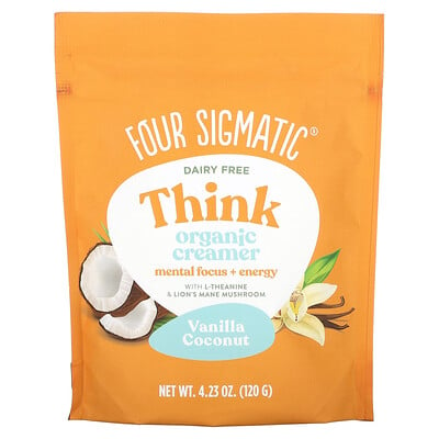 

Four Sigmatic, Organic Creamer, Vanilla Coconut, 4.23 oz (120 g)