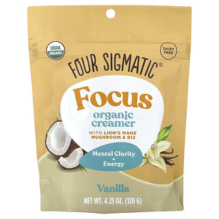 Four Sigmatic, Focus, organsko vrhnje za kafu, vanilija, 120 g