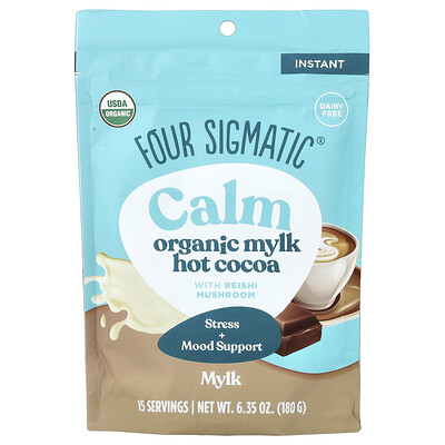 Product Image for Four Sigmatic, Calm, Organic Mylk Hot Cocoa with Reishi Mushroom, 6.35 oz (180 g)