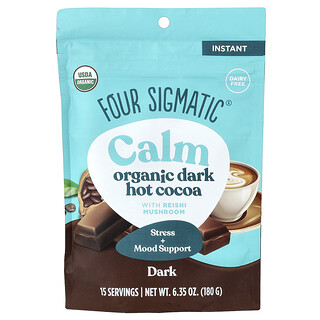 Four Sigmatic, Calm, Chocolate caliente negro orgánico, 180 g (6,35 oz)