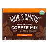 Four Sigmatic, Mushroom Coffee Mix with Lion's Mane, Pilz-Kaffee-Mix mit Löwenmähne, 10 Päckchen, je 2,5 g (0,09 oz.)