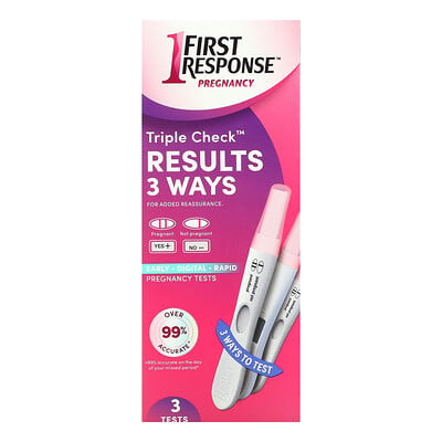 

First Response Triple Check тест на беременность 3 теста