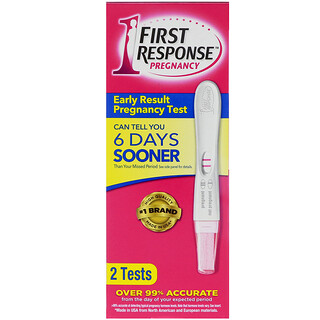 First Response, Test de grossesse précoce, 2 tests
