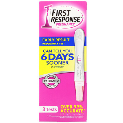 

First Response Тест для определения беременности на раннем сроке, 3 теста