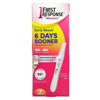 First Response, Early Result Pregnancy Test, Schwangerschaftstest für frühe Ergebnisse, 3 Tests