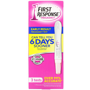 Отзывы о First Response, Early Result Pregnancy Test, 3 Tests