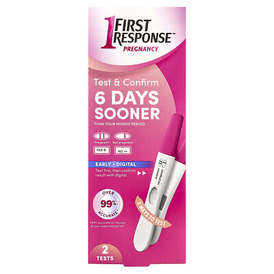 Product Image for First Response, Test & Confirm Pregnancy Test, 2 Tests