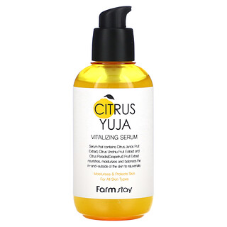 Farmstay, Citrus Yuja, Vitalising Serum, 3.38 fl oz (100 ml)