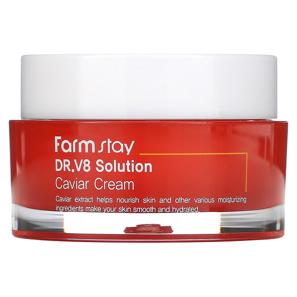 Farmstay, Dr. V8 Solution Caviar Cream, 1.69 fl oz (50 ml)